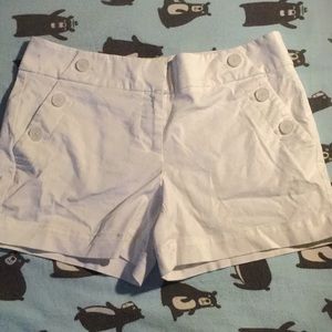 Loft white shorts